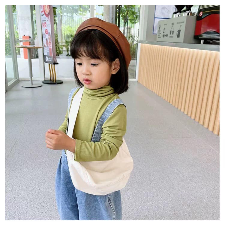 Túi vải Hàn Quốc chữ HEY siêu cute dành cho bé gái bé trai