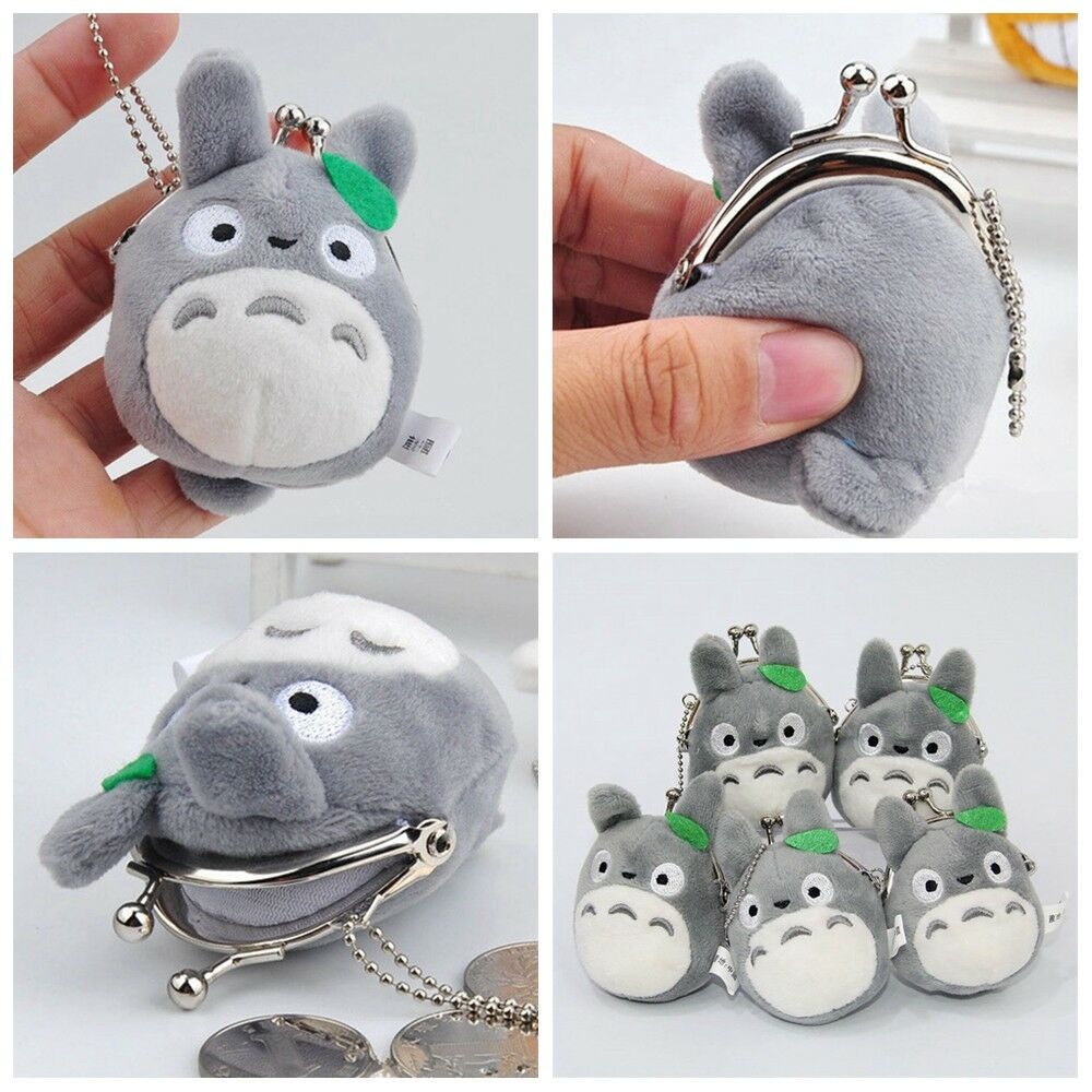 Ví Đựng Tiền Xu Hình Totoro Nhồi Bông Dễ Thương