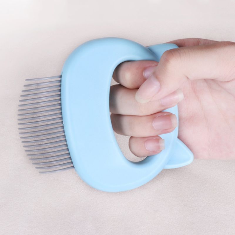 Lược Chải Lông Massage Cho Thú Cưng Bằng Thép Không Gỉ