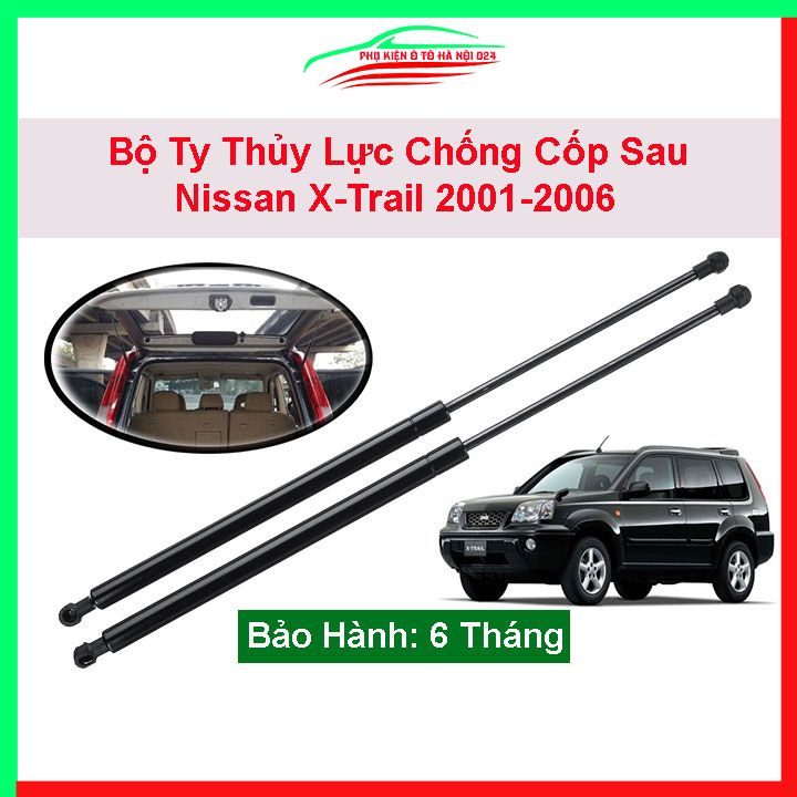 Bộ ty thủy lực ben hơi chống cốp sau Nissan X-Trail 2001-2006 kèm phụ kiện lắp