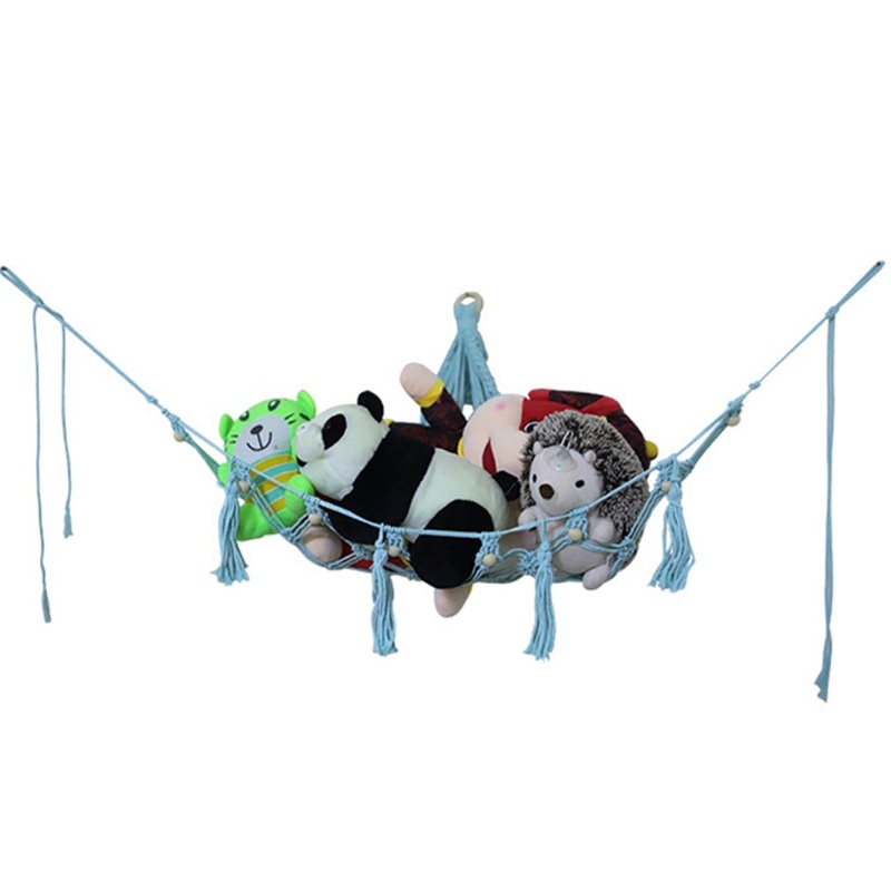 Haha Macrame Treo Lưới Đựng Đồ Chơi / Trái Cây / Đồ Dùng Cho Bé Tiết Kiệm Không Gian