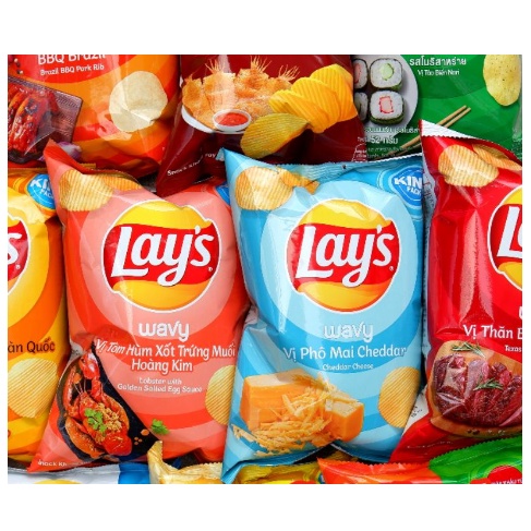 Bánh snack khoai tây Lays nhiều vị