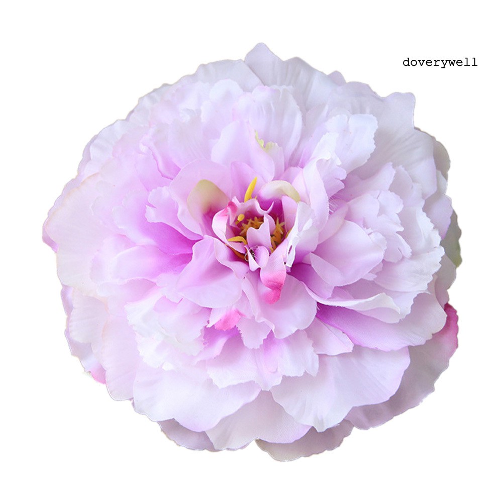 1 Bông Hoa Mẫu Đơn Nhân Tạo 16cm Trang Trí Tiệc Cưới