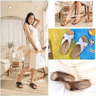 Dép Quai Chéo - Đế Trấu Unisex