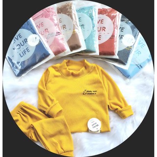 Bộ Minky mom cổ 3 phân cho bé trai/ gái