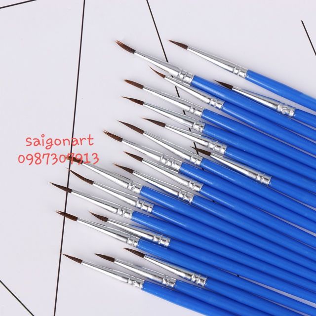 Cọ Tỉa Nét Nhỏ Màu Acrylic, Sơn Dầu, Màu Nước