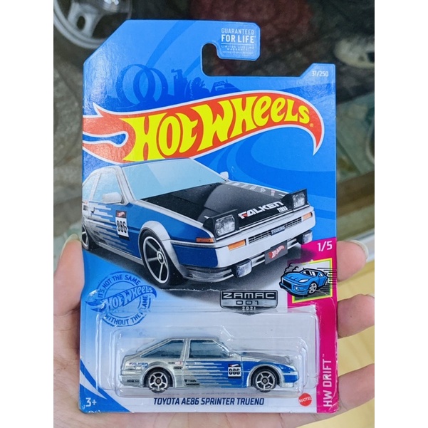 Hobby Store xe mô hình Hot Wheels Zamac Toyota AE86 Sprinter Trueno