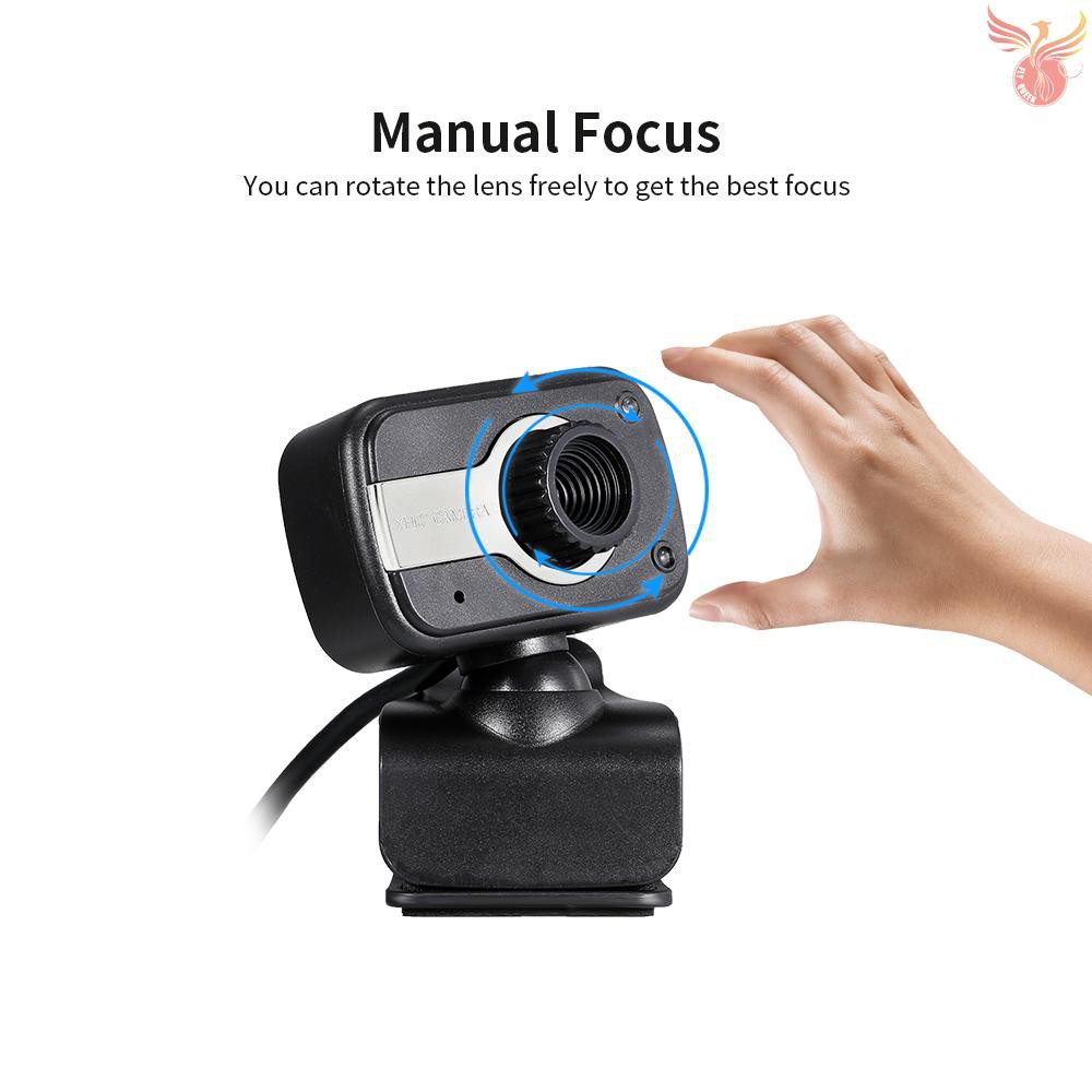Webcam Usb 480p Kèm Đèn Led Cho Máy Tính | BigBuy360 - bigbuy360.vn