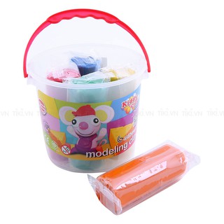 Hộp đất nặn 5 màu BK4005 400g