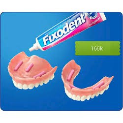 Keo dán răng giả Fixodent