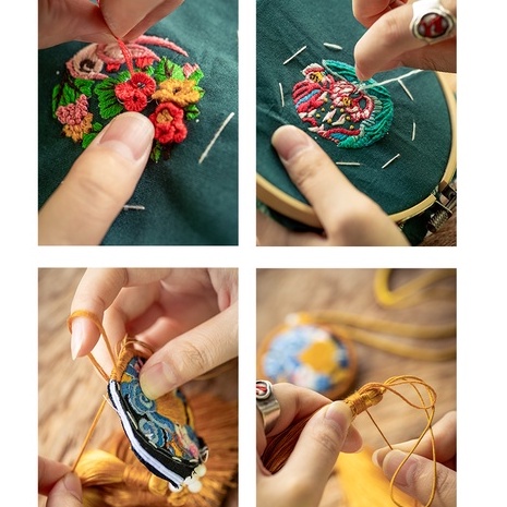 DIY TỰ THÊU TÚI THƠM HOA CỎ 4 MÙA - ĐEO TÚI SÁCH MAY MẮN, CHIÊU TÀI- TREO Ô TÔ Thủ công Handmade Mie