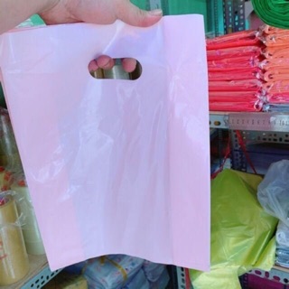 Túi nilon màu hồng pastel đẹp