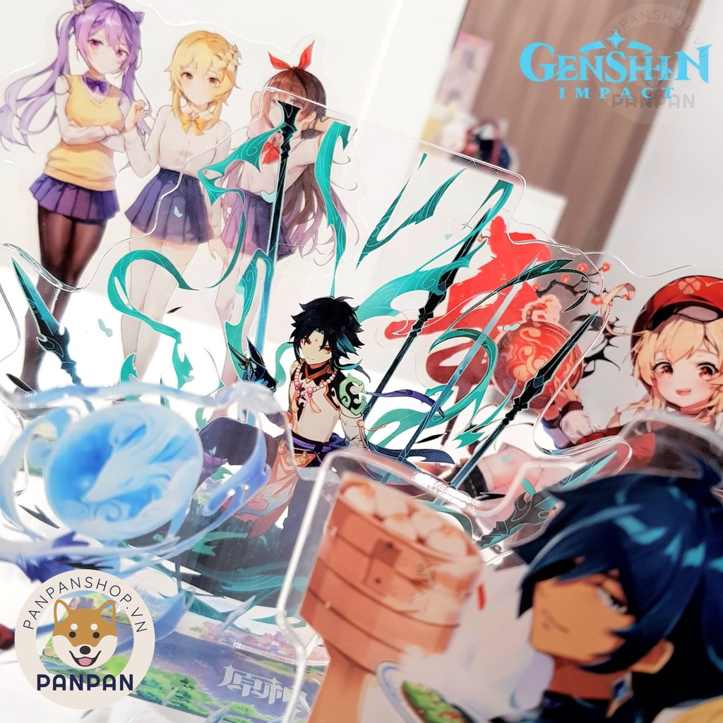 Mô Hình Standee acrylic Anime Genshin Impact (2)