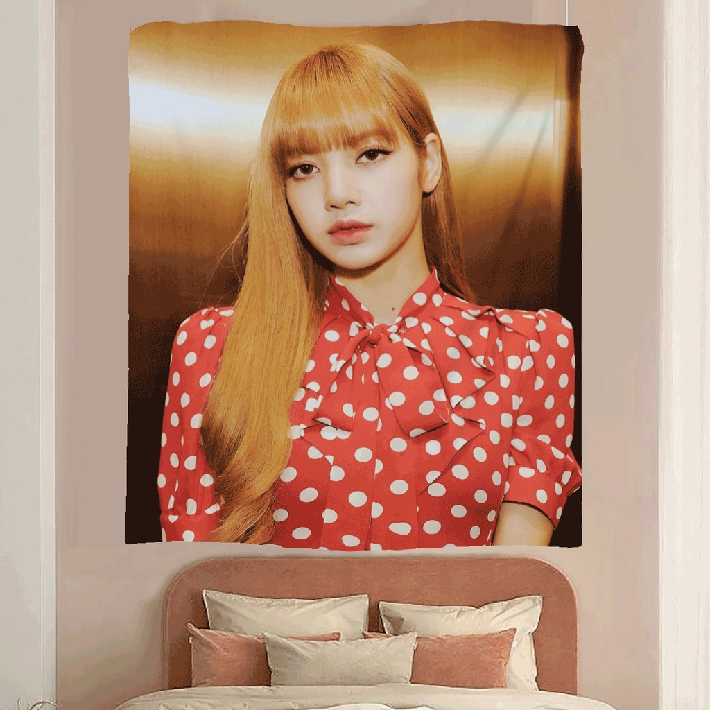 LISA BLACKPINK 1  Tranh vải treo tường Decor phòng hot nhất  in theo yeu cau