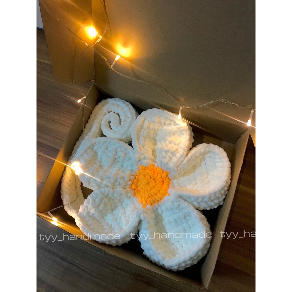 Túi len hoa cúc  có ảnh thật