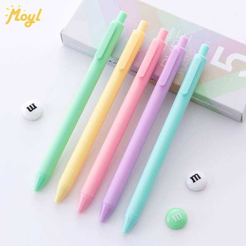 Bút mực gel ngòi 0.5mm màu sắc macaron chất lượng cao tiện lợi