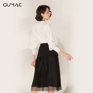Váy tà đắp phối lưới GUMAC VA938