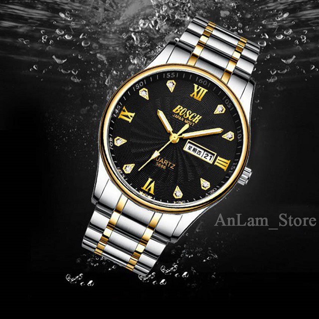 [ Siêu Đẹp ] Đồng Hồ Nam Thời Trang BOSCK Chống Nước Siêu Bền Dây Kim Loại Cao Cấp Chính Hãng | BigBuy360 - bigbuy360.vn