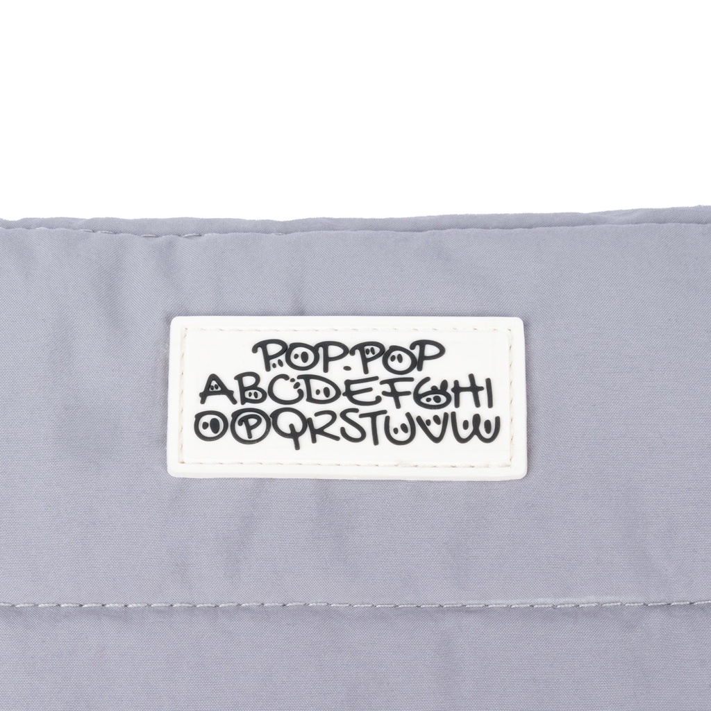 Túi đeo chéo chần bông POPOP PUFFER BAG GREY