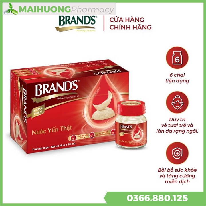 Nước Yến Thật Brands giúp Bồi bổ sức khỏe và tăng cường hệ miễn dịch.