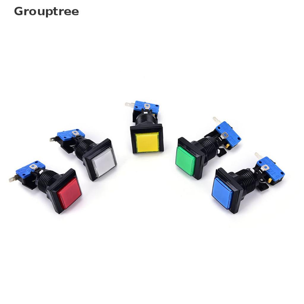 Nút Nhấn Có Đèn LED Cho Máy Chơi game Grouptree 33mm