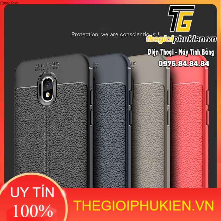 Ốp lưng Samsung J7 Pro silicon giả da Auto Focus