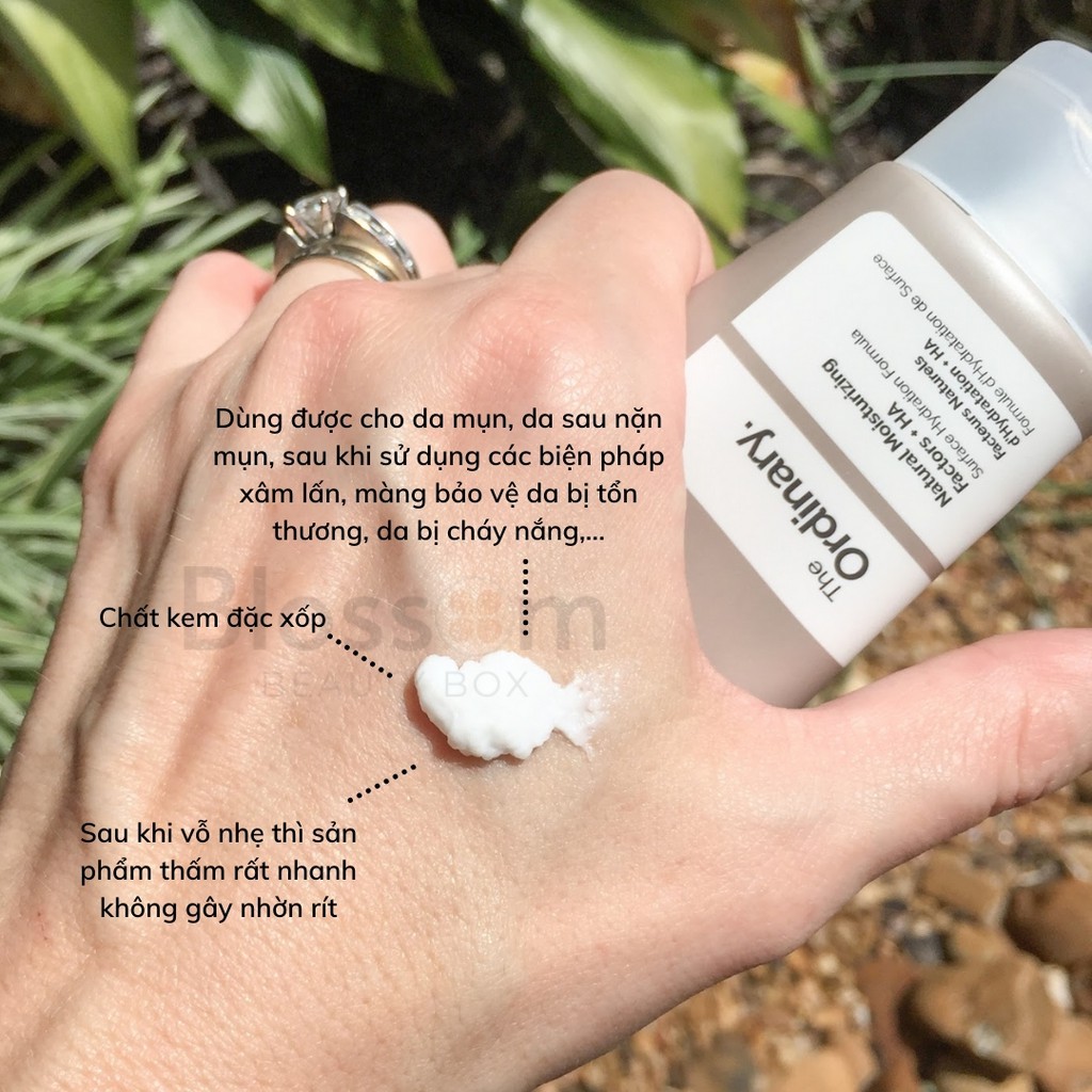 Kem dưỡng ẩm phục hồi Natural Moisturising Factor + HA The Ordinary