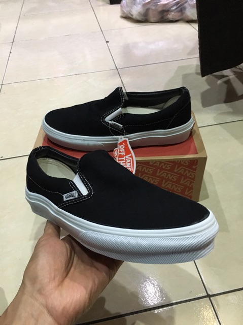 Giày Vans vault og slip on màu đen