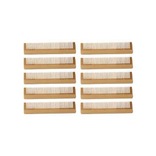 [Hàng mới về] Set 10 lược gỗ tre chải tóc massage da đầu chăm sóc tóc