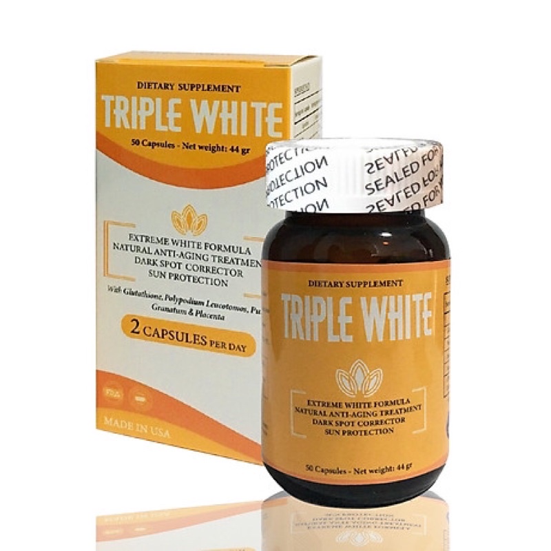 TRIPLE WHITE- Viên uống trắng da