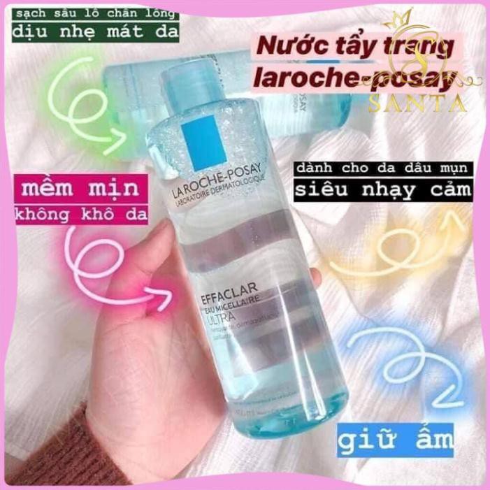 [CHÍNH HÃNG] Nước Làm Sạch Sâu Và Tẩy Trang La Roche-Posay Dành Cho Da Dầu Nhạy Cảm 400ml