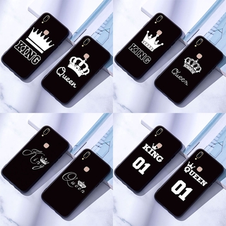 Ốp Điện Thoại Mềm Vivo Y81 Y81i Y85 Y91 Y91i Y91C Y95 King Queen