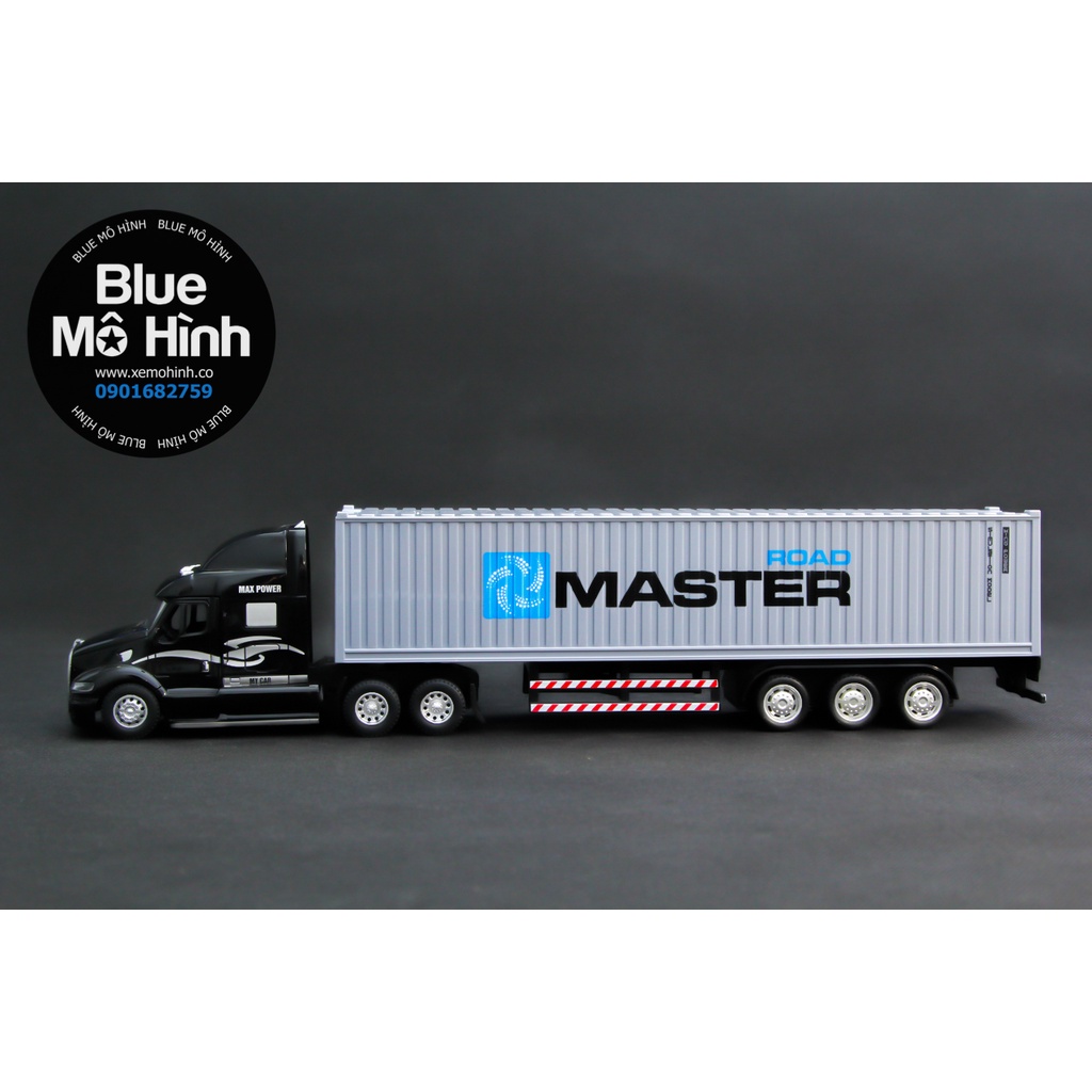 Xe mô hình đầu kéo container đầu xe bằng kim loại