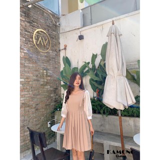 ĐẦM XẾP LY NƠ VAI (BEE).
