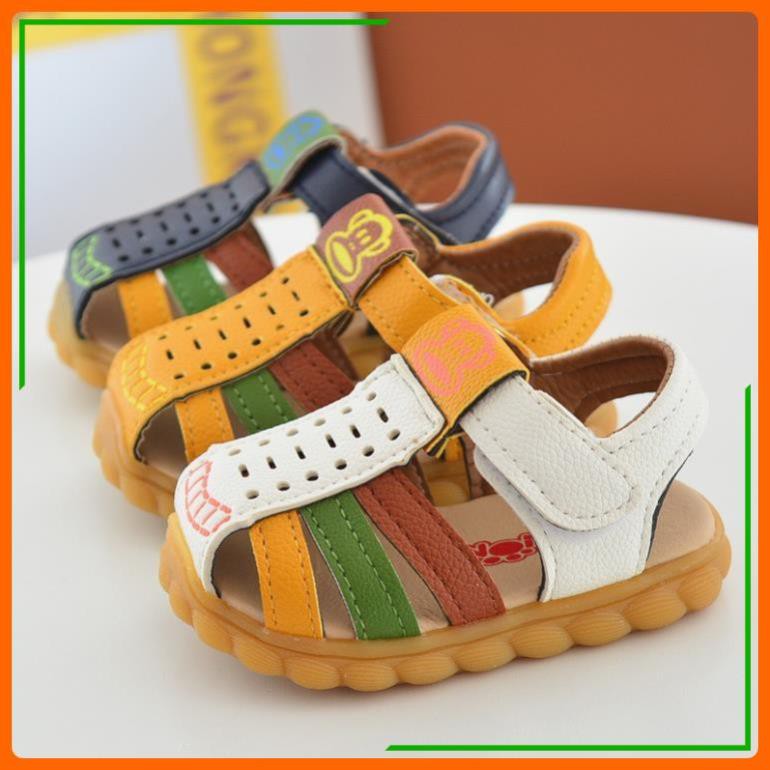 Sandal tập đi,dép tâp cho bé trai và bé gái đế chống trơn trượt