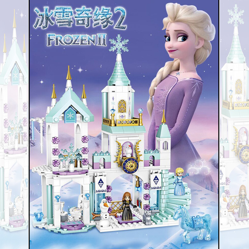 Bộ Đồ Chơi Xếp Hình Lâu Đài Băng Giá Cho Bé