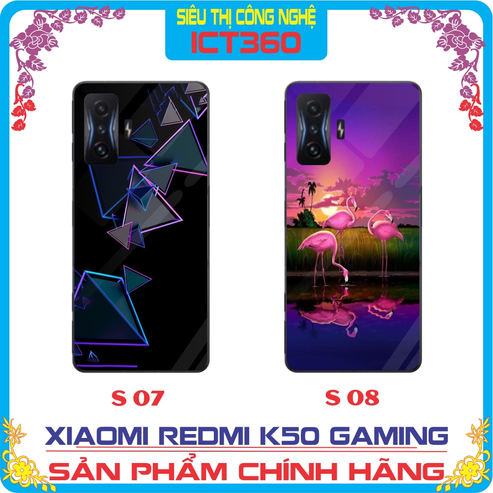 Ốp lưng kính Xiaomi Redmi K50 Gaming / Poco X4 GT- Nhận in ảnh theo yêu cầu