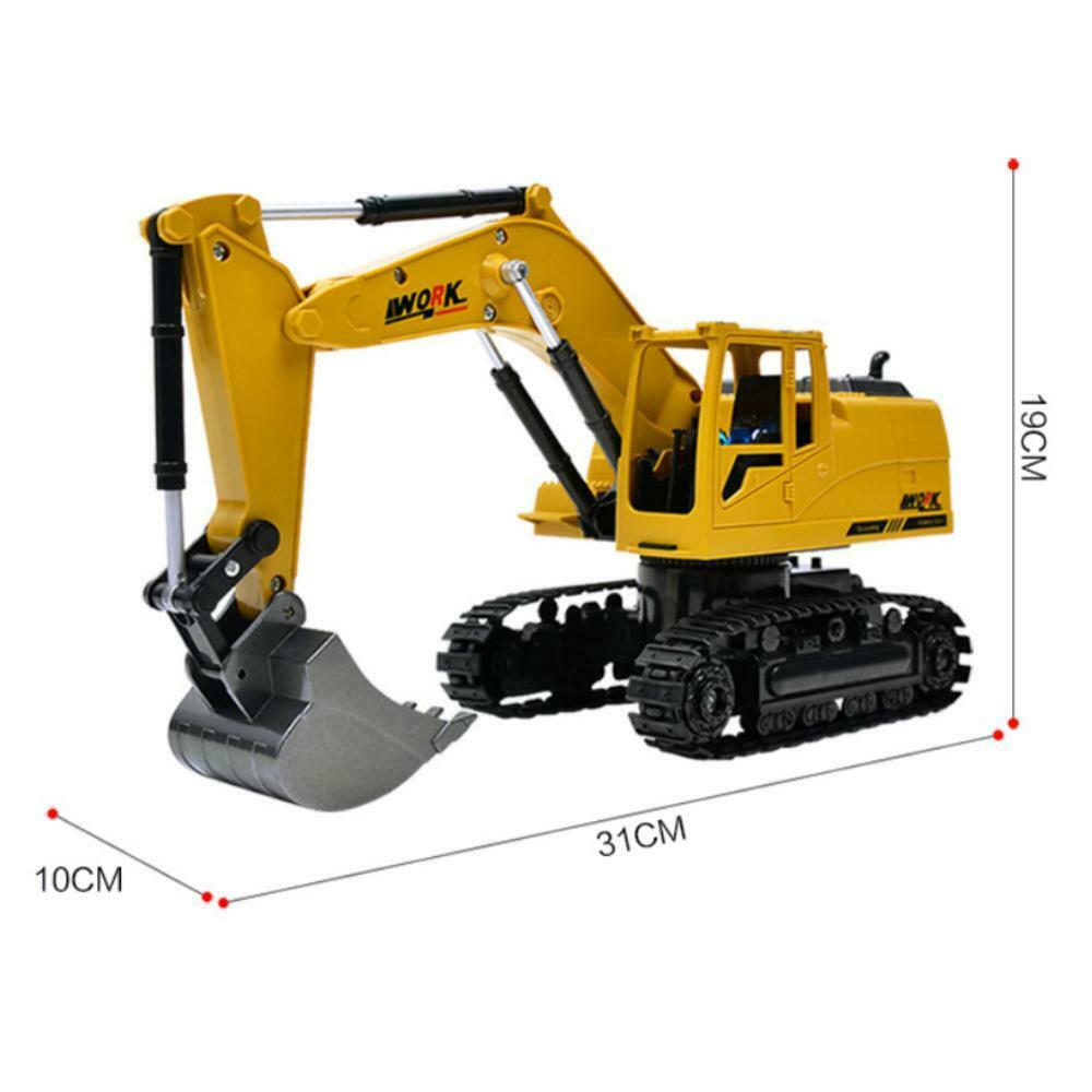 Xe Tải Điều Khiển Từ Xa 1: 24 8 Kênh Có Đèn Và Nhạc 2.4ghz