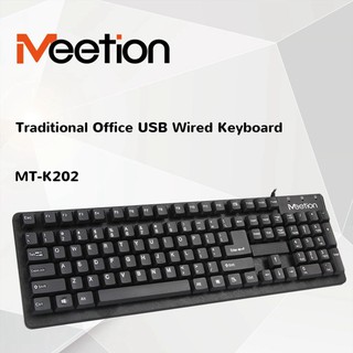Bộ bàn phím và chuột có dây Meetion K202 + MT36 - Bảo hành 24 tháng