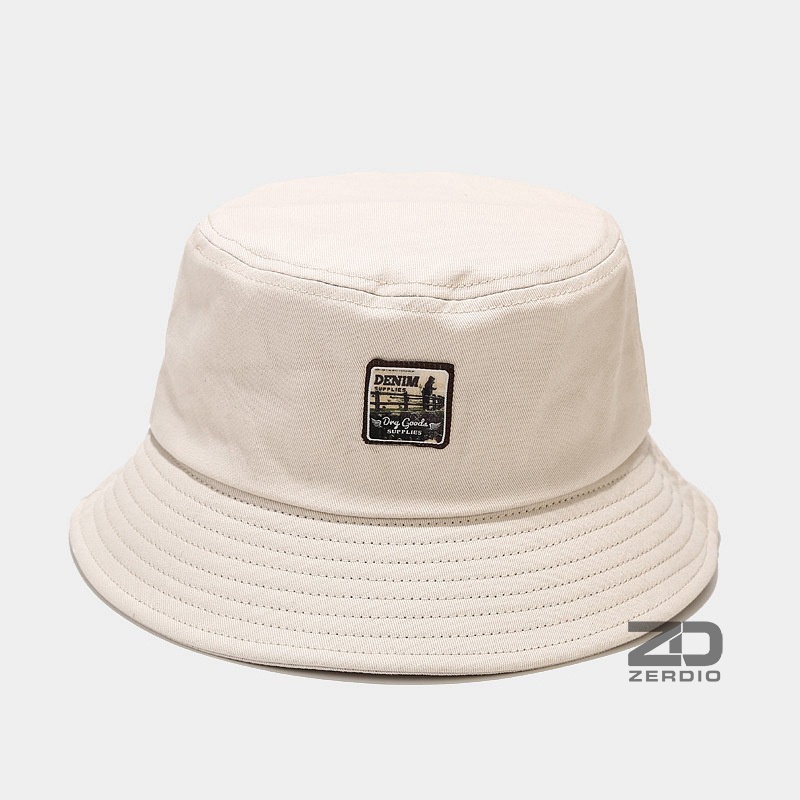 Mũ Bucket Nam Nữ, Nón Vành Tròn Tai Bèo DENIM Vải Cotton Cao Cấp
