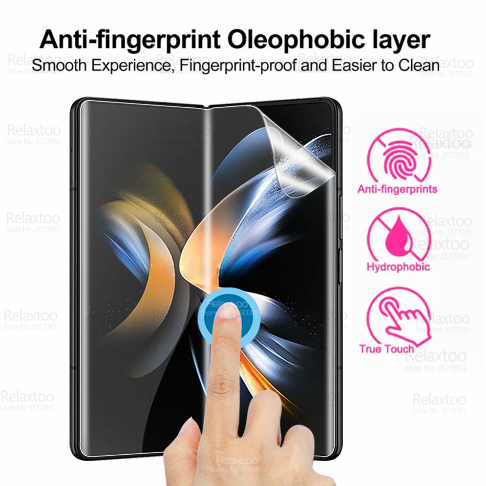 Miếng Dán Hydrogel Mềm Bảo Vệ Toàn Màn Hình Cho Samsung Galaxy Z Fold 4 Sumsung Zold4 Fold4 ZFold 4 5G Kính