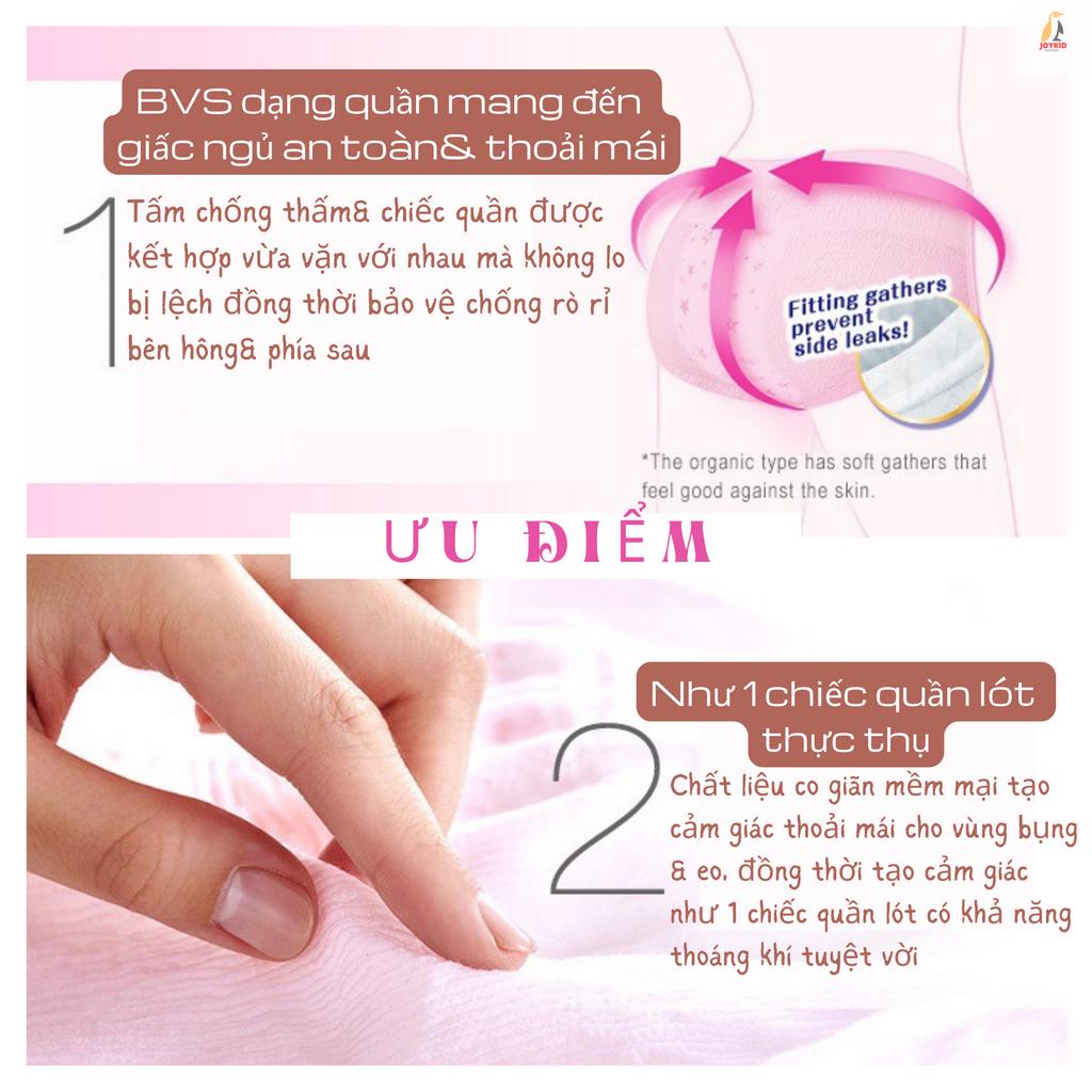 Băng vệ sinh dạng quần ban đêm Sofy Unicharm Nhật Bản size S-M/ M-L/ XL 5c/gói siêu thấm hút