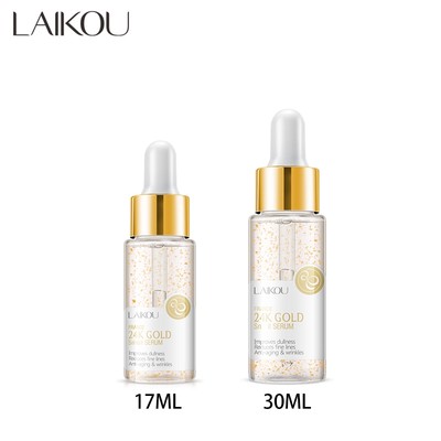 Huyết Thanh LAIKOU Tinh Chất Vàng 24K Hyaluronic Acid Dưỡng Ẩm Chống Nếp Nhăn 17ml/30ml