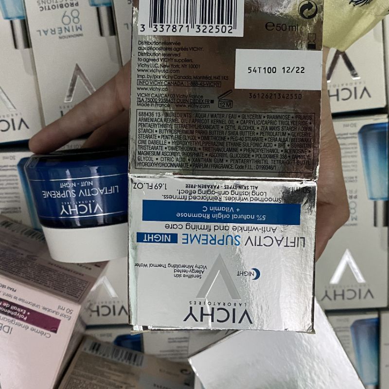 KEM DƯỠNG NGÀY/ĐÊM GIÚP TRẺ HÓA DA, NGĂN NGỪA LÃO HOÁ VICHY