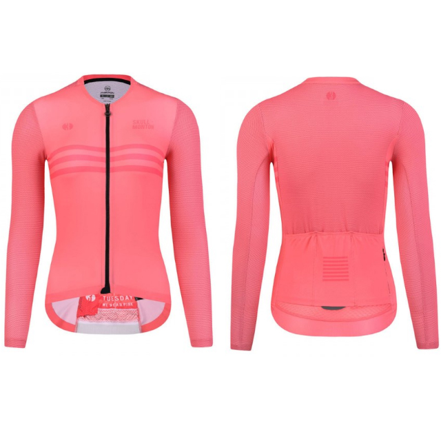 Áo Đồng Phục Đua Xe Đạp MONTON Dài Tay Thoáng Mát Cho Nữ 21ss