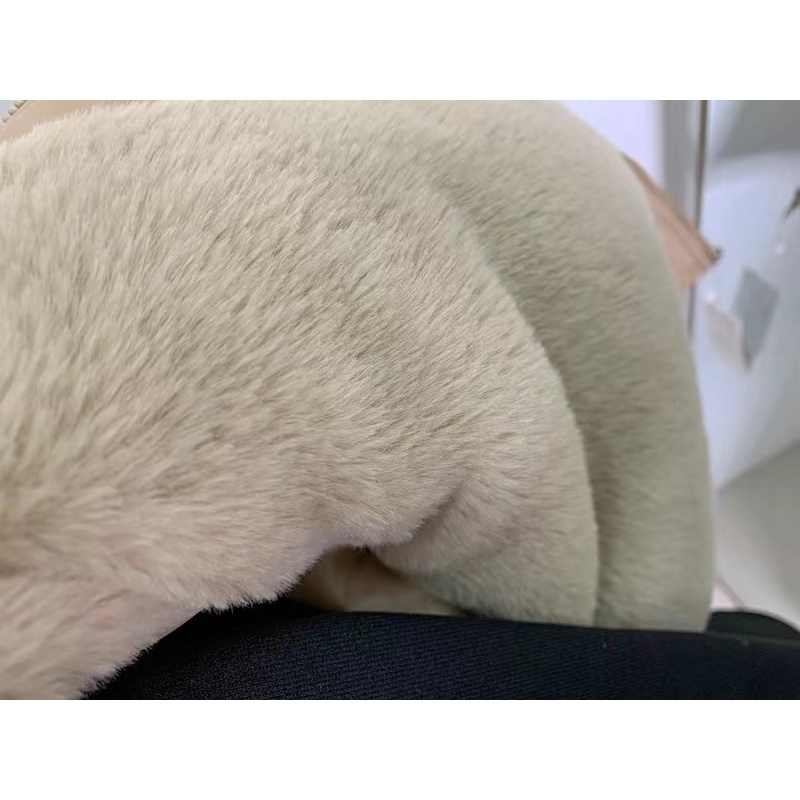 Áo khoác nữ dáng trùm mông lót lông có mũ siêu ấm áp
