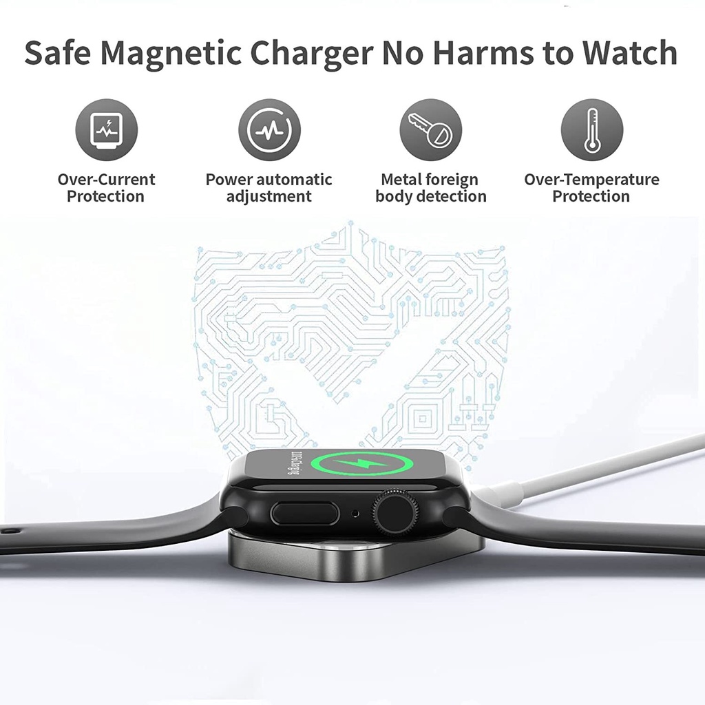 ⭐Sạc Aple Watch⭐Dành Cho Iwatch 7 Se 6 5 4 3 2 1 Dòng Sạc Đồng Hồ Usb Không Dây