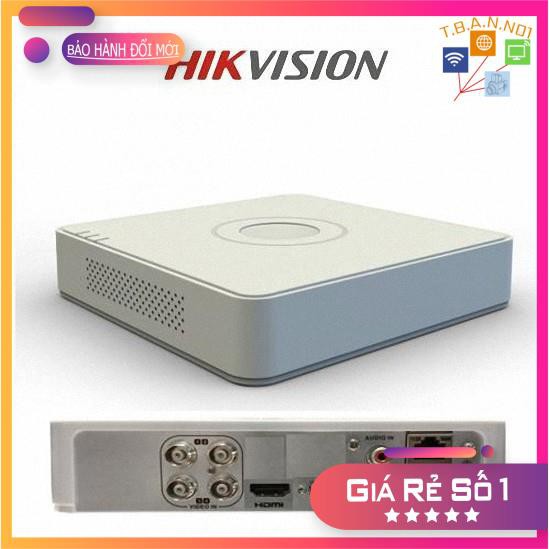 [7104HGHI-F1]Đầu ghi hình HIKVISION HD-TVI 4 kênh TURBO 3.0 vỏ nhựa