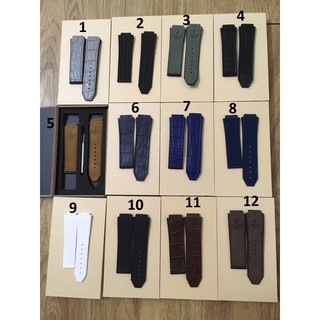 Dây đồng hồ Hublot ( tặng tua vit mở ốc)