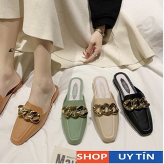 Sục nhựa nữ thời trang kiểu dáng sục quai xích siêu hot hè 2021